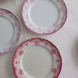 Set of 7 iron earth plates Onnaing Narcisses
