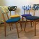 Suite of 4 refurbished Bauman chairs