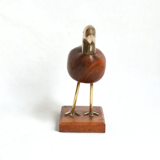 Brass and rosewood bird