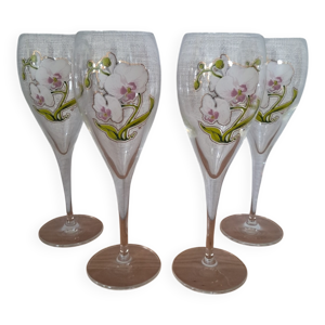 4 flûtes à champagne