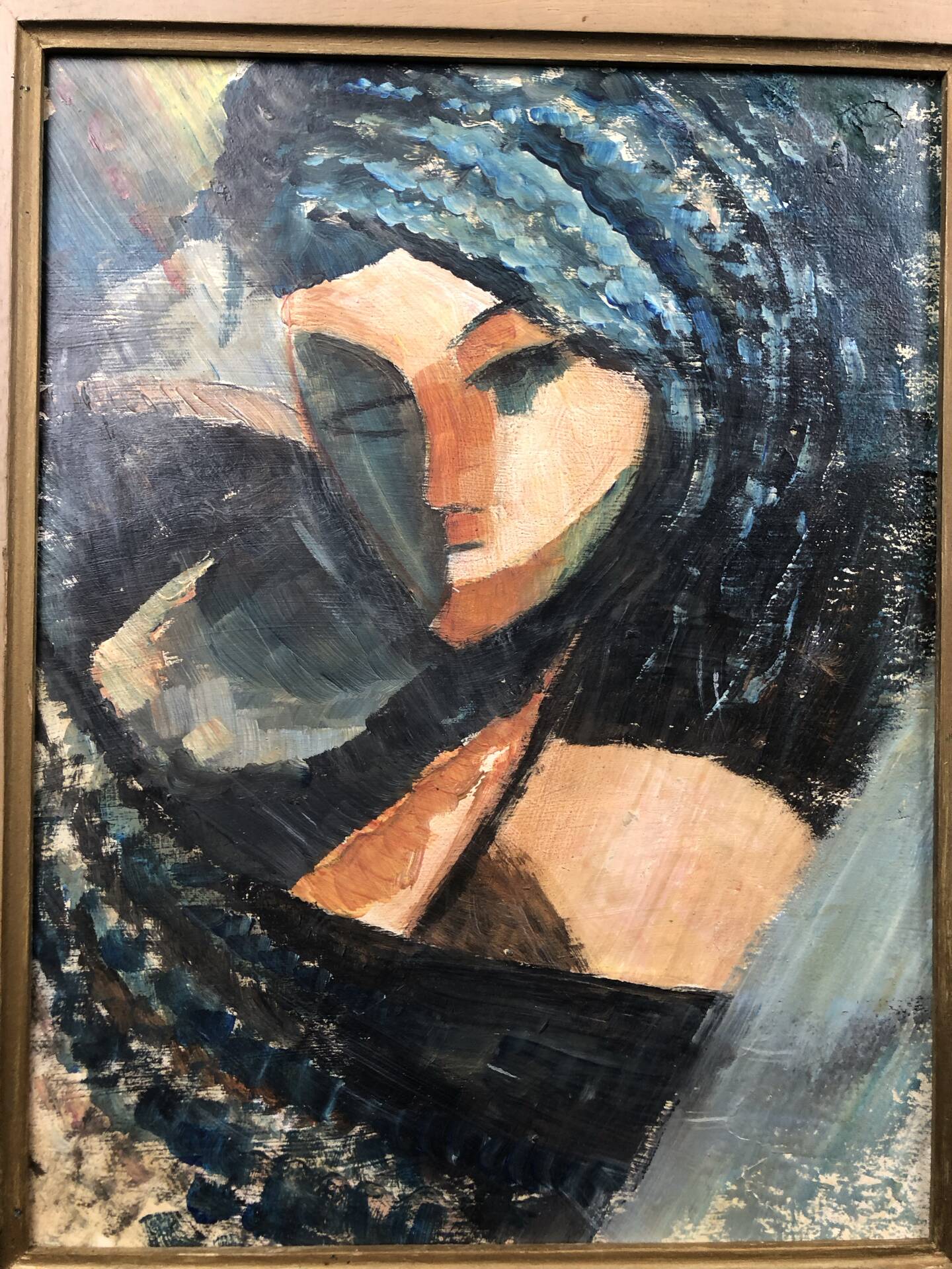 Gabriel Laurin d'Aix (1901-1973) attributed to - Oil on panel cubist