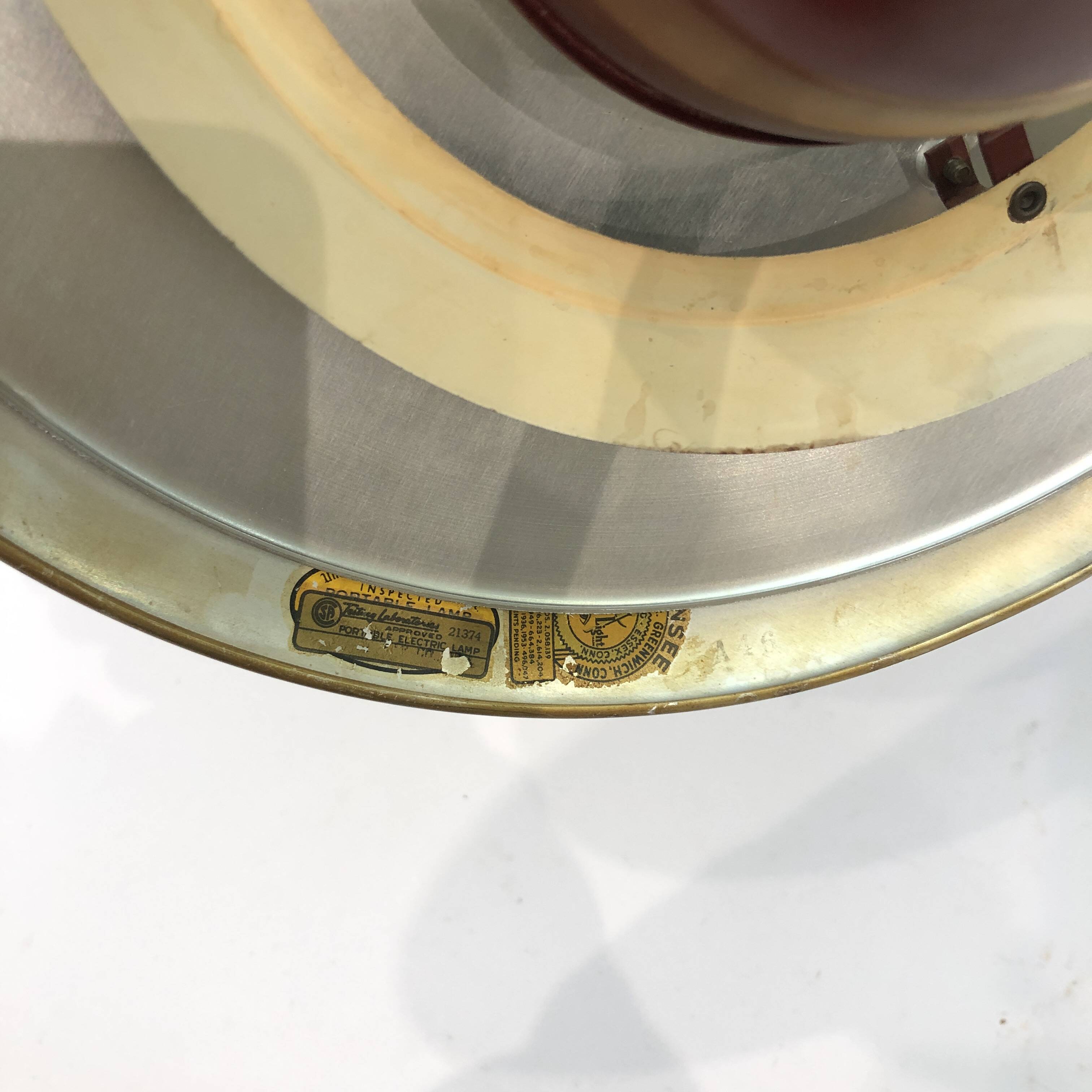 MG Wheeler Brass Desk Table Lamp Midcentury Vintage Retro Regency 1960s