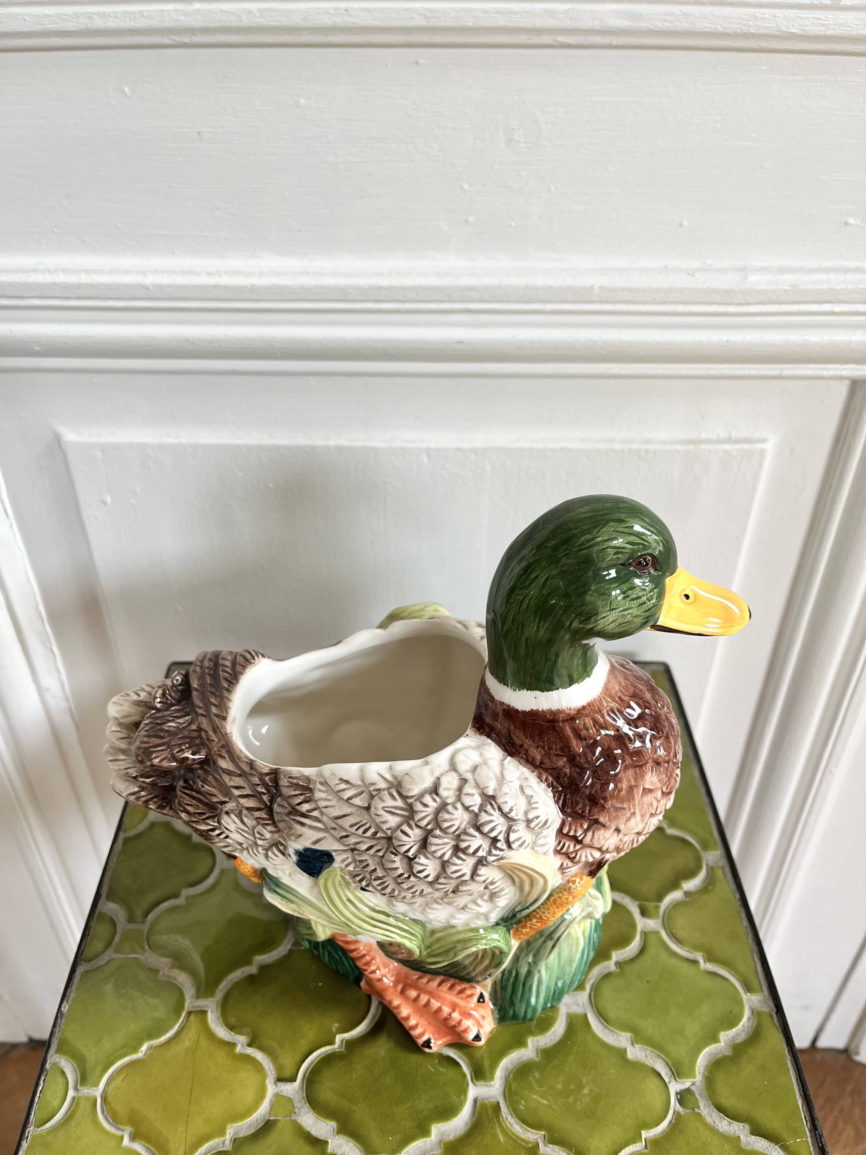 Duck slip pot or planter