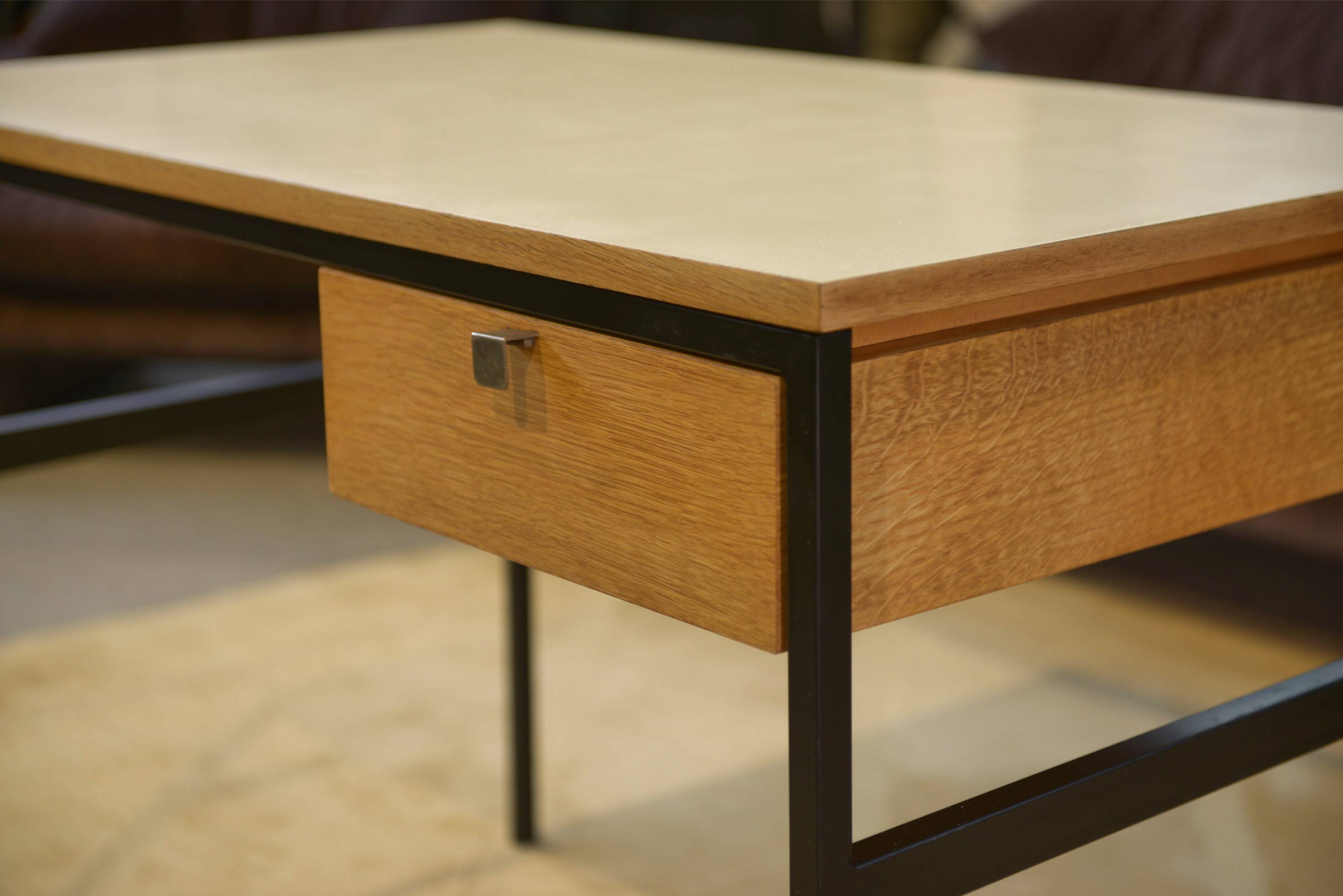 Student desk CM217 by Pierre Paulin published by Thonet 1960s