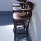 Set of 3 bistro bar stools