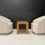 Pair of hexagonal armchairs - 1970