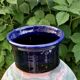 Large ceramic vase, mixed earths - signed - quadrilobed