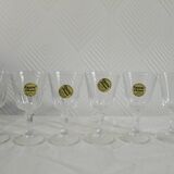 Set of 6 new Arques crystal glasses