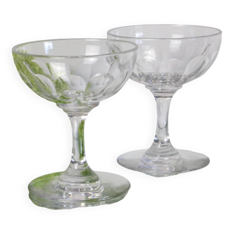 Pair of champagne glasses