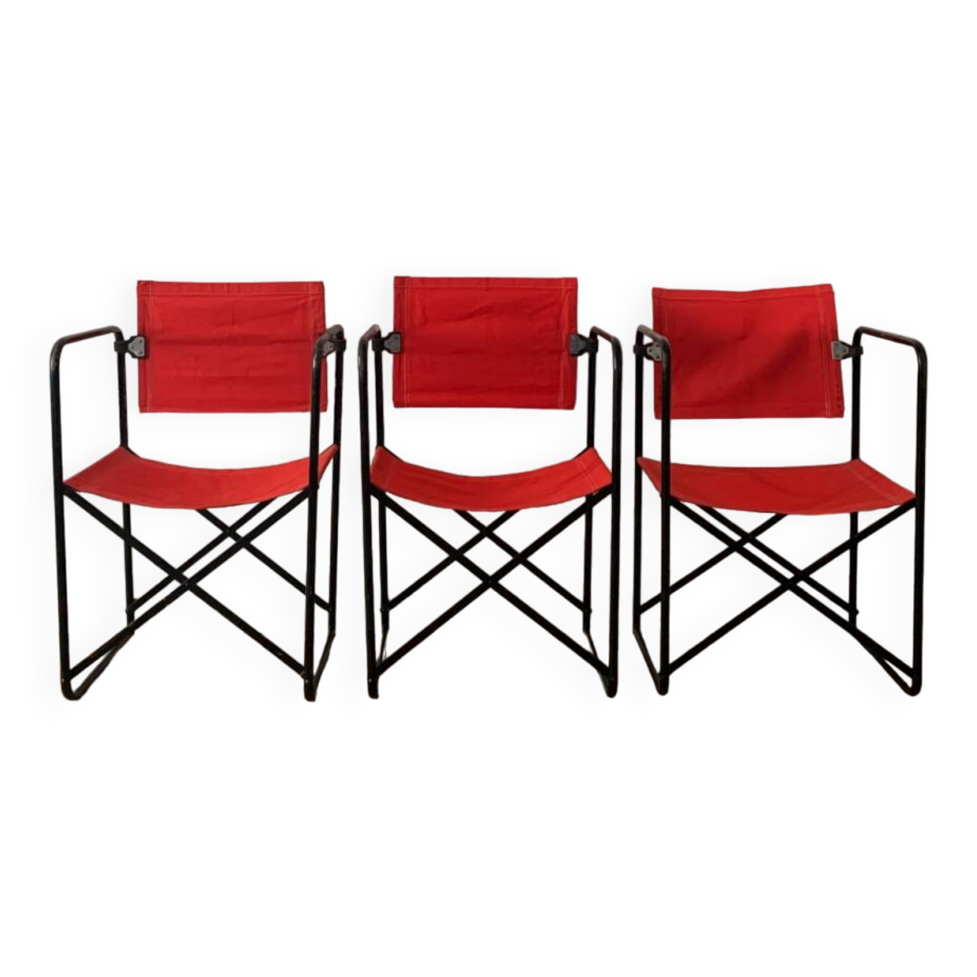 Jacques Hitier folding deck chairs