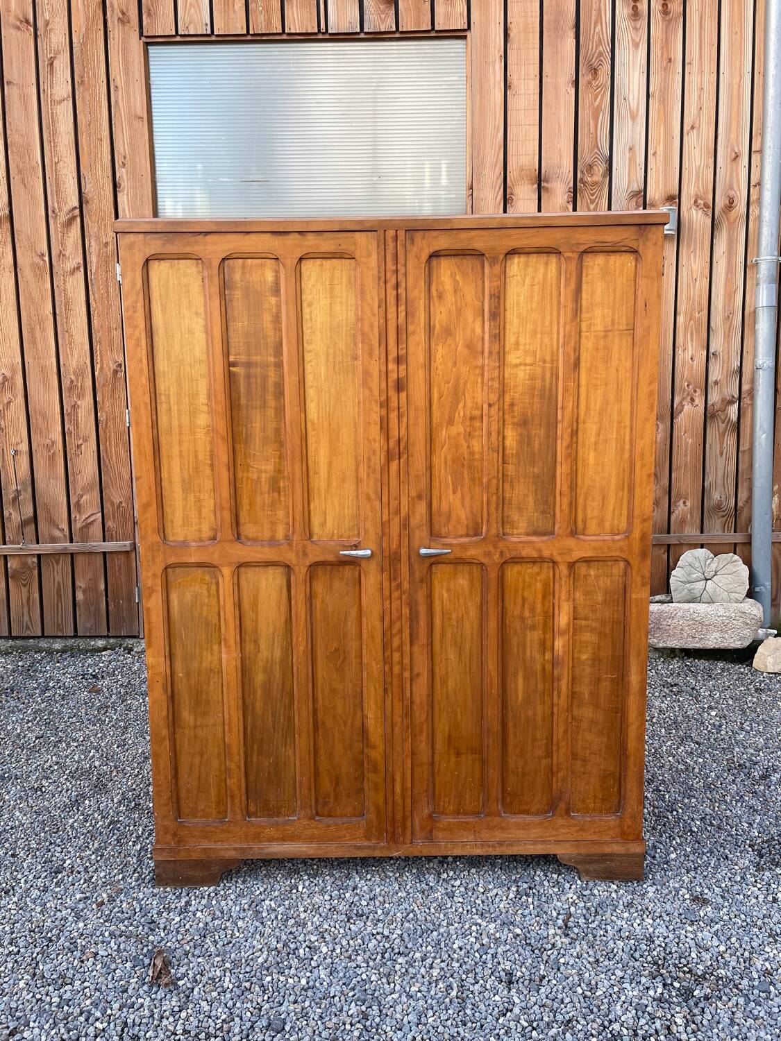 Large Mid Century Retro Parisian Wardrobe