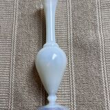White opaline vase