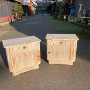 2 German bedside tables