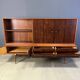 Oswald Vermaercke Paola rosewood highboard for V-Form Belgium 1959