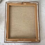 Bouquet painting, signed, 38.5x47 cm