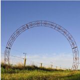 Wrought iron garden arch
