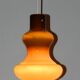 Amber and white opaline hanging inside (1970)
