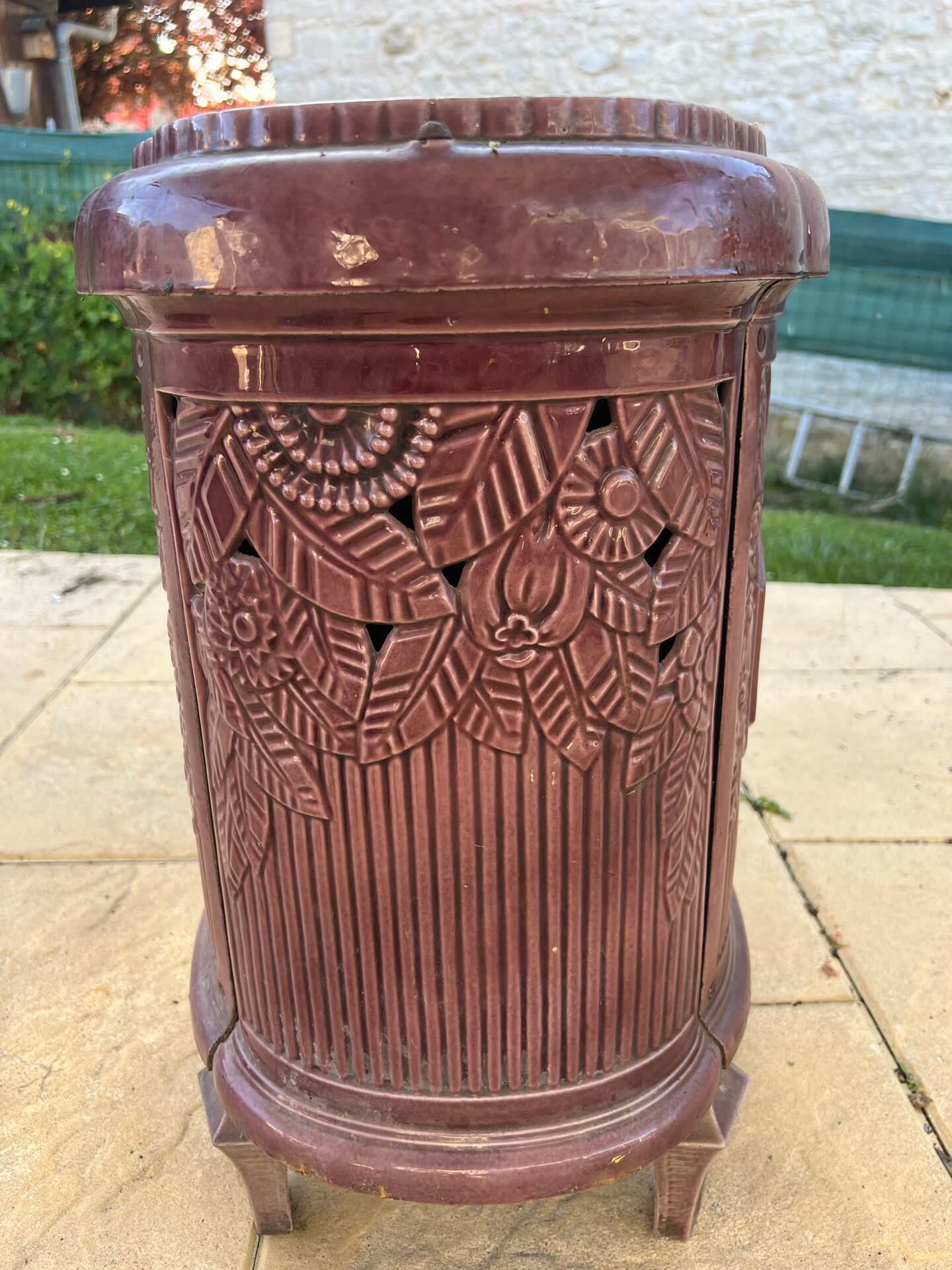 Old wood stove