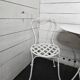 Wrought iron garden furniture