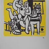 Fernand LEGER: Couple in love and horse, signed lithograph