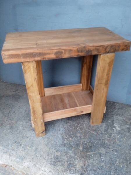Workbench 90cm old solid wood