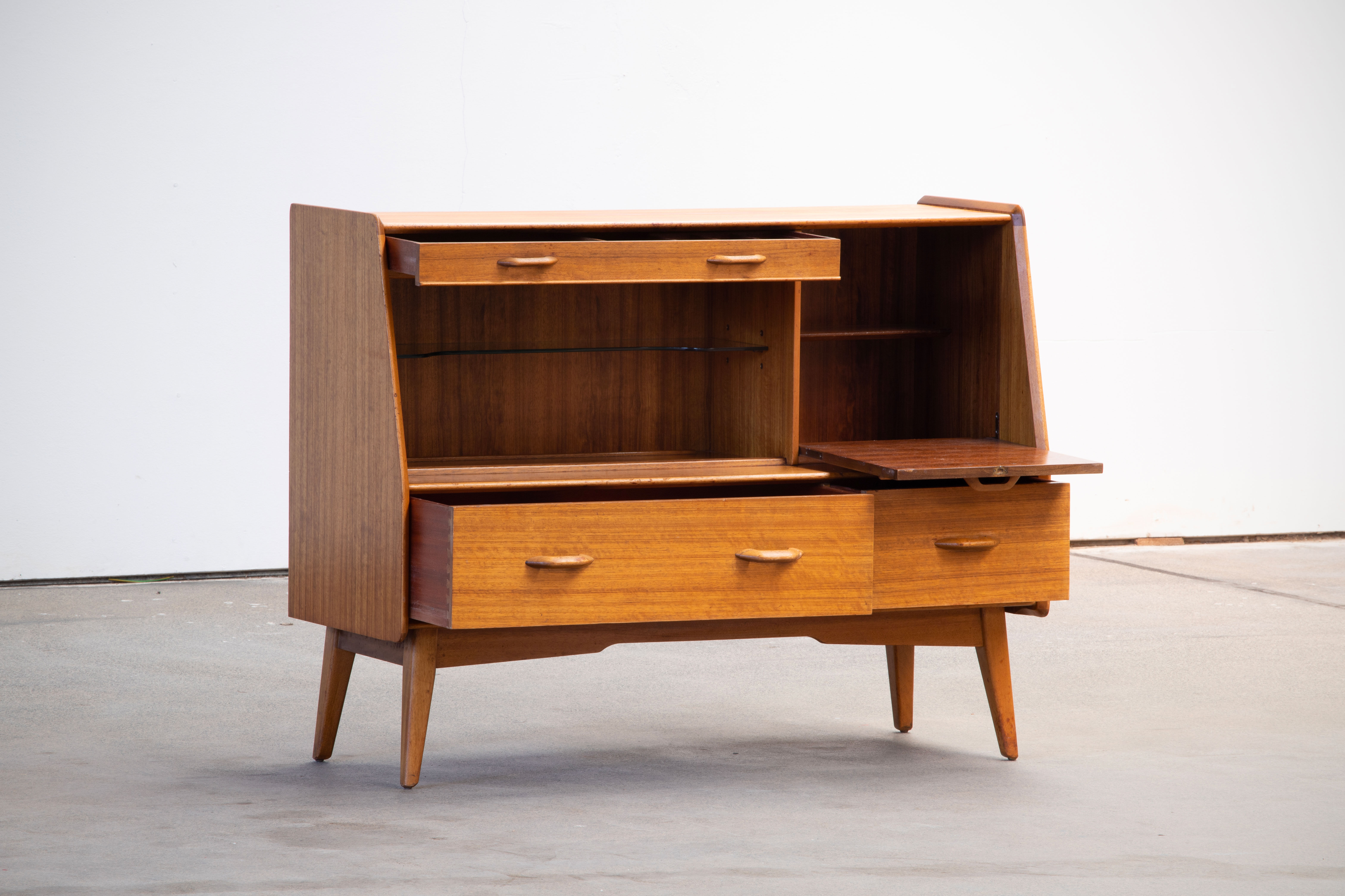 Scandinavian teak side board