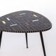 2 Rockabilly Vintage Side Tables 1960s