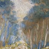 Hossegor and his pines, large triptych. 1946