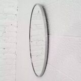 Oval mirror from the 50s and 60s with chrome surround