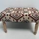 Banc fait main style kilim