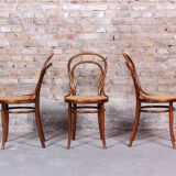 Chaise no.14 by michael thonet for thonet, hêtre courbé assise in cannage, autriche, circa 1859