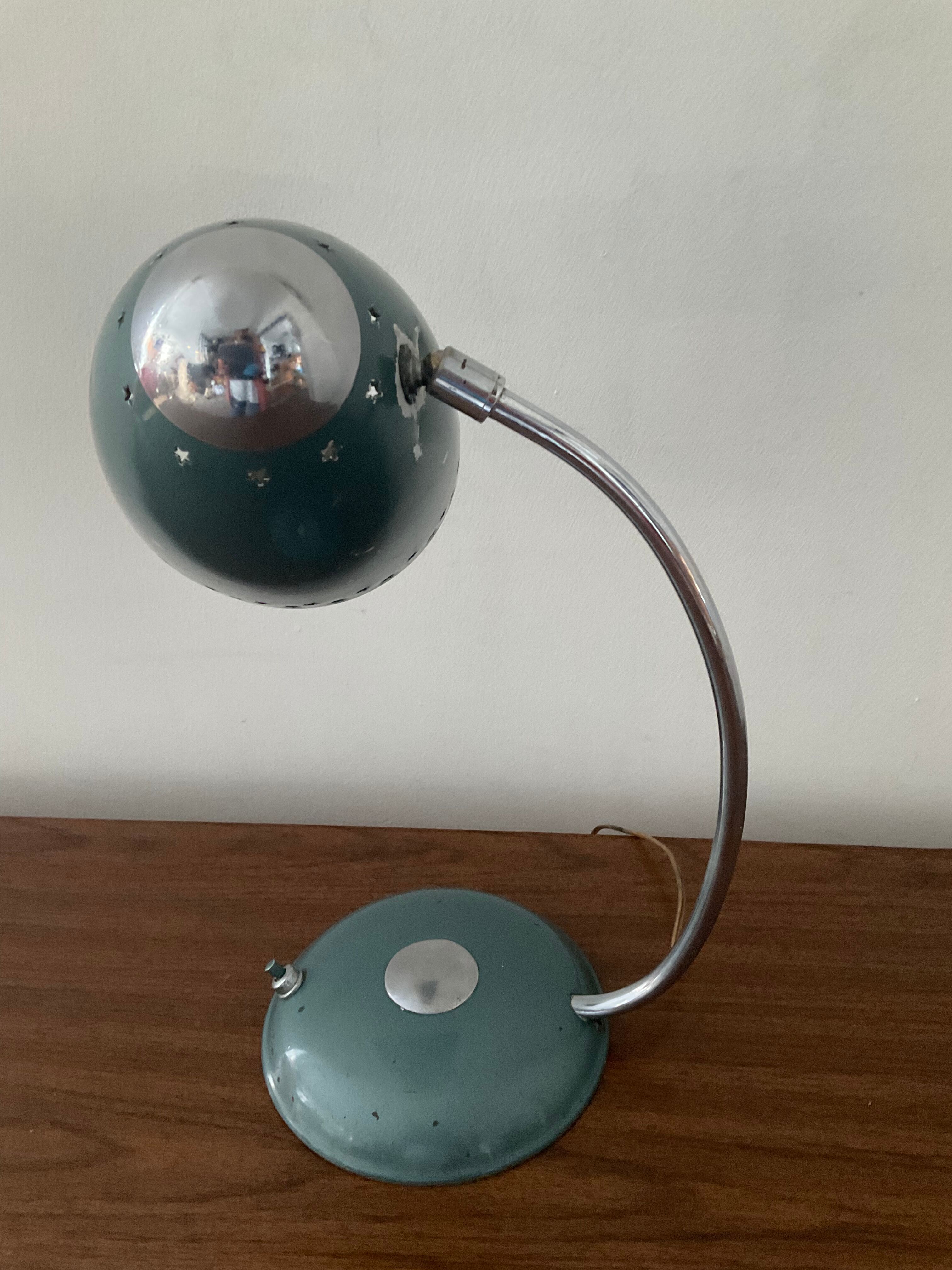 Lampe industrielle des années 50-60
