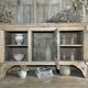 Antique oak dresser top