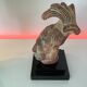 Statue / replica head of the Mayan king pakal janaab vintage 70s