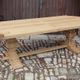 grande table monastère en chêne clair 250 cm de longueur