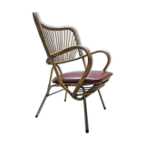 Armchair in rattan Rohe