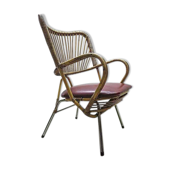 Armchair in rattan Rohe