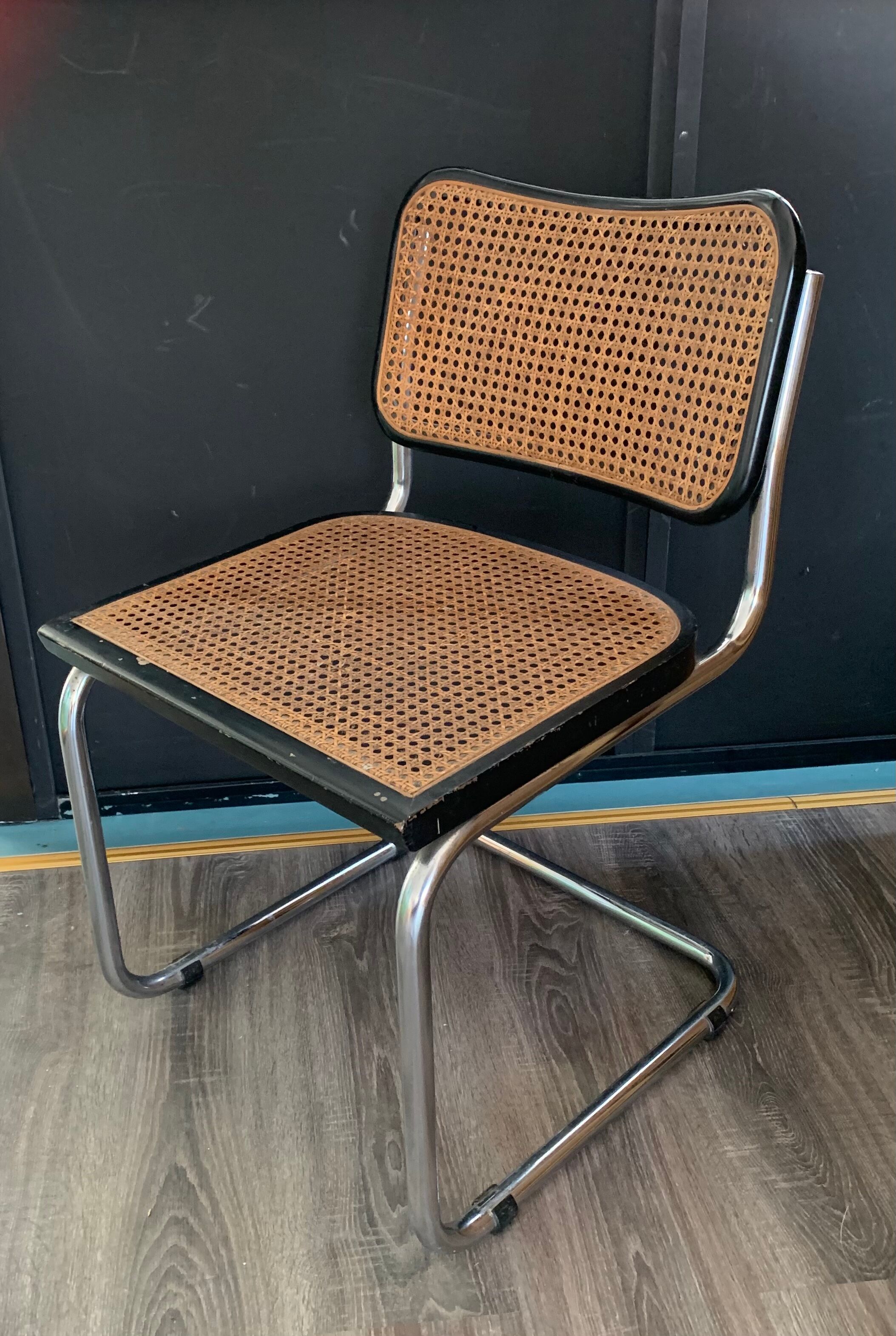 Breuer chair cannée