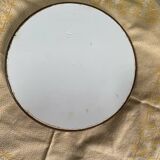 Ancient ceramic platter and bottle coaster