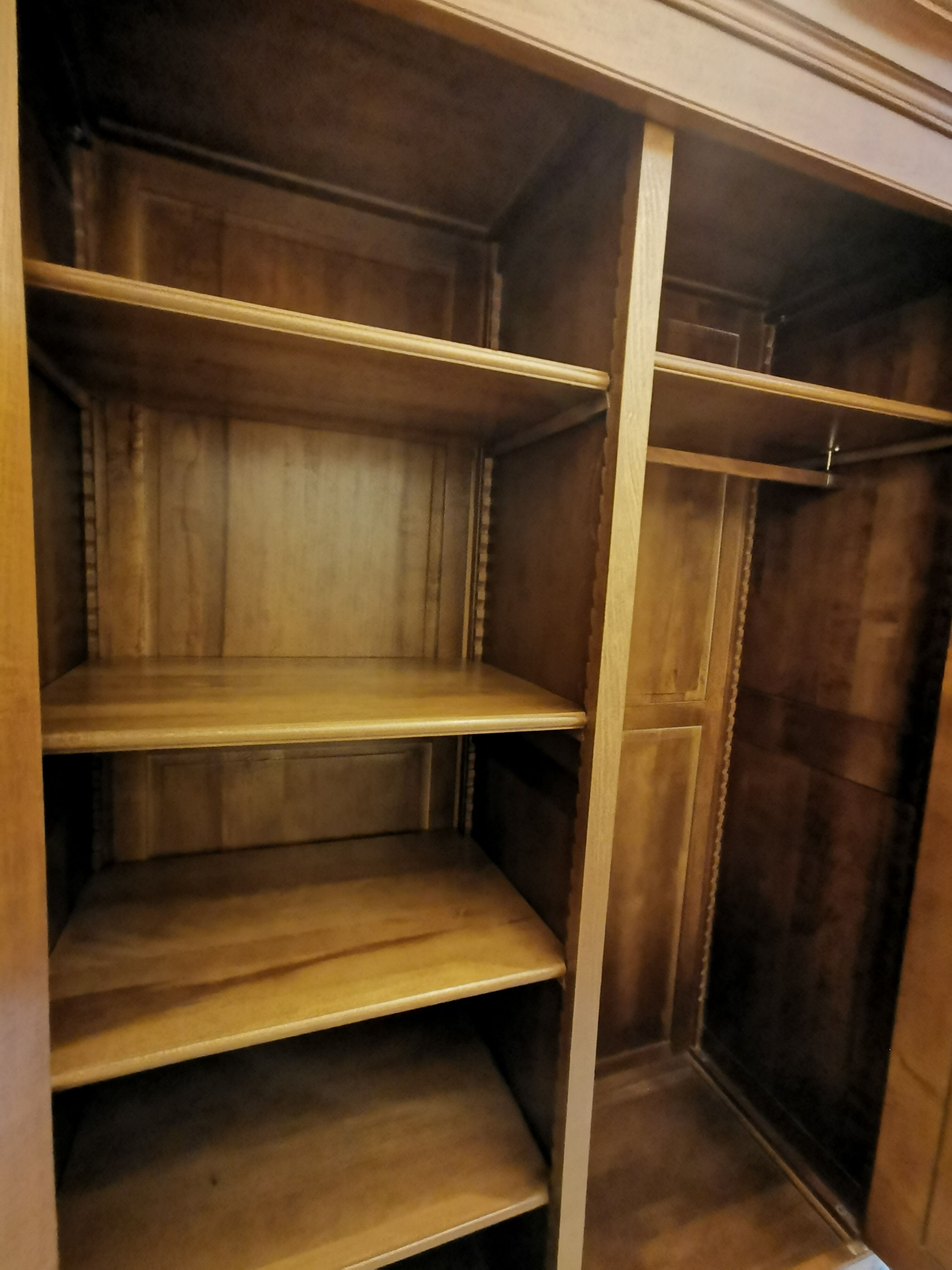 Cherry wood bedroom wardrobe