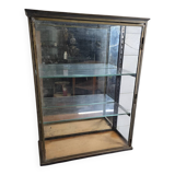 Old 19th century brass shop window