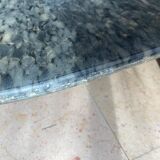 Roche Bobois marble coffee table, leaf, 70s