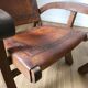 Leather and teak armchairs, by Angel Pazmino, circa 1960.