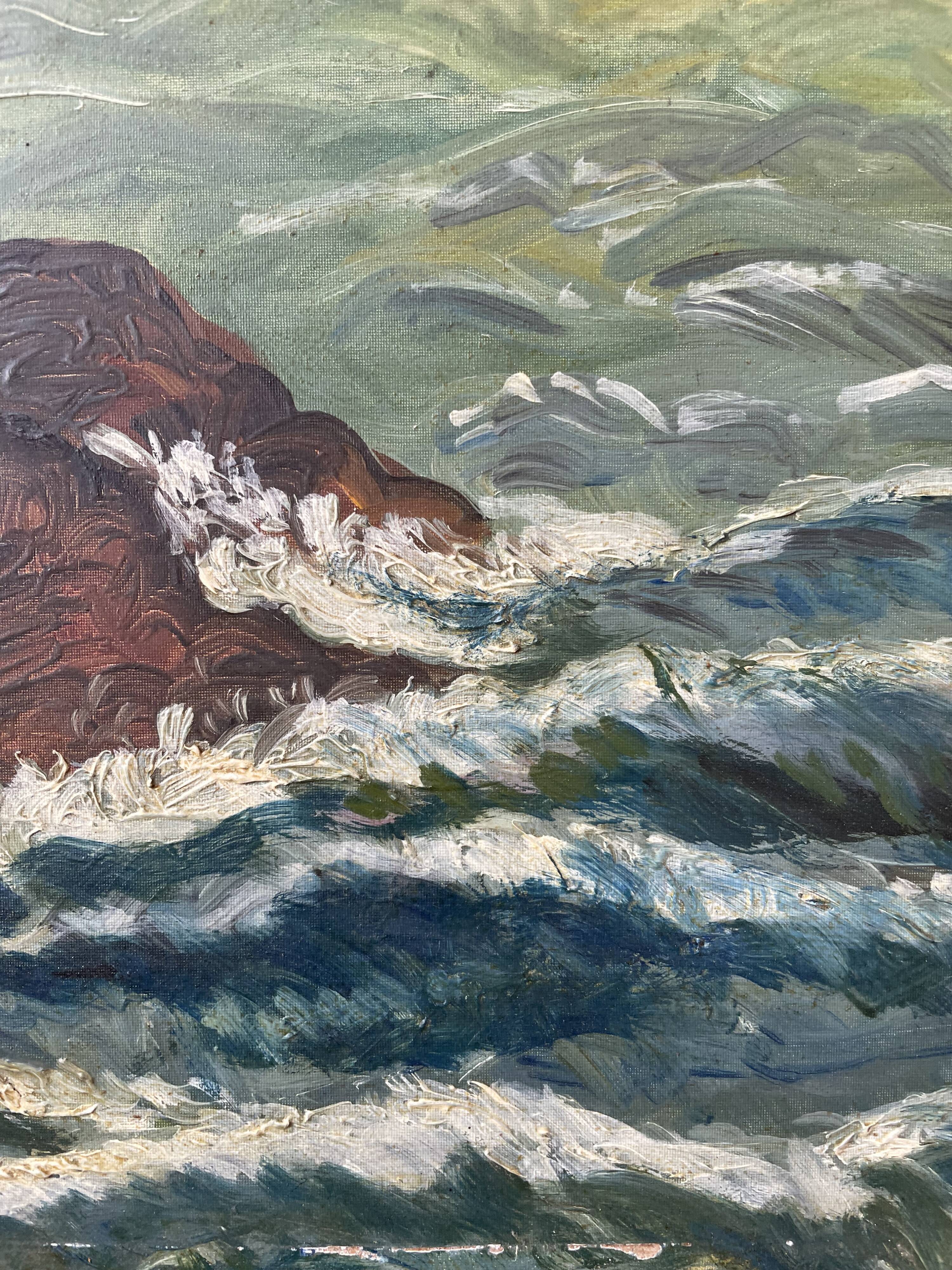 Sea oil paint 46 x 54 cm