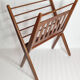 Folding teak magazine door by Cees Braakman