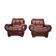 Vintage leather sofas, Italy, 70s, set of 2