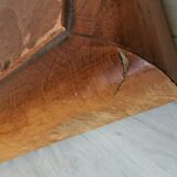Underside of flat sheets wood and tile