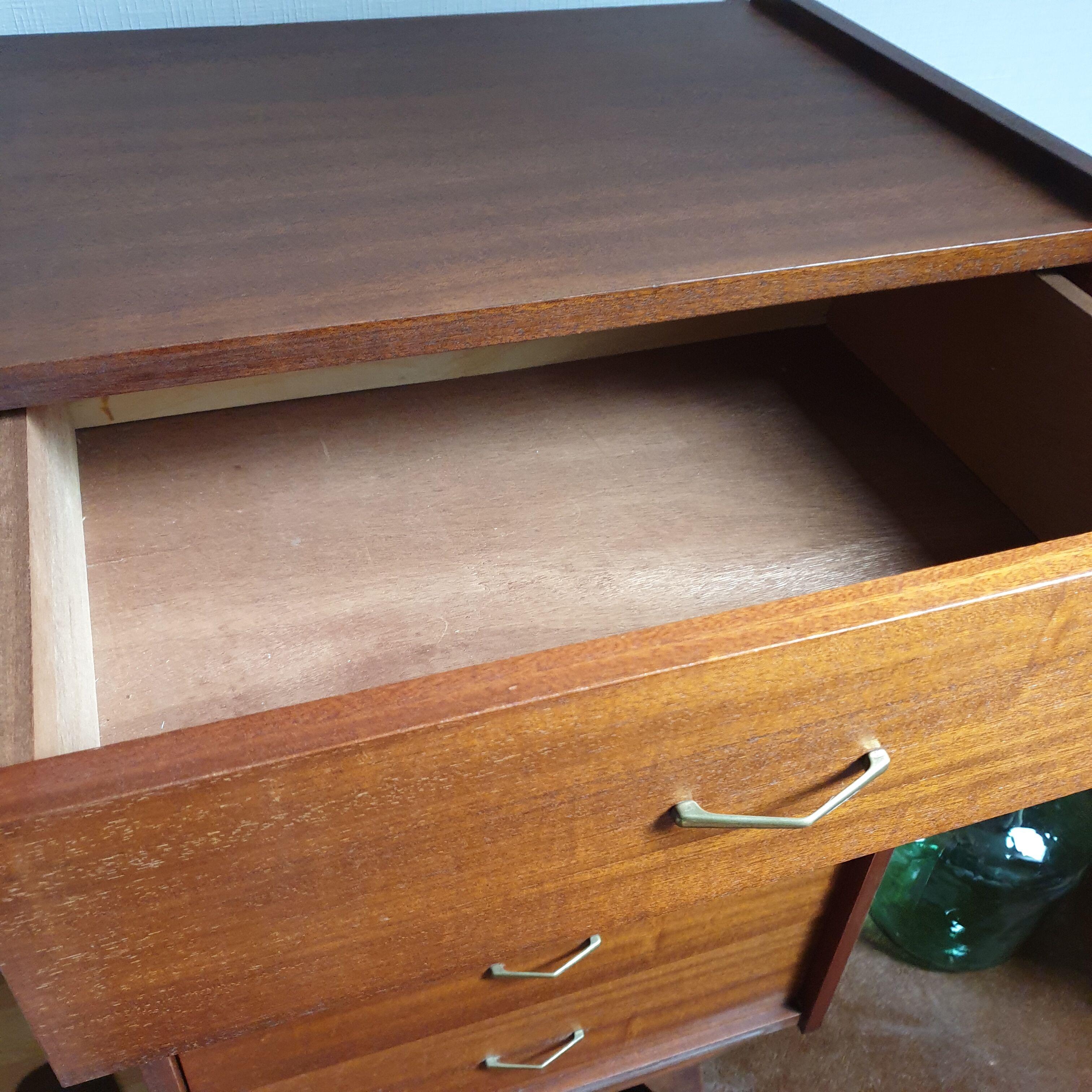 Chiffonier dresser vintage compass feet Scandinavian style