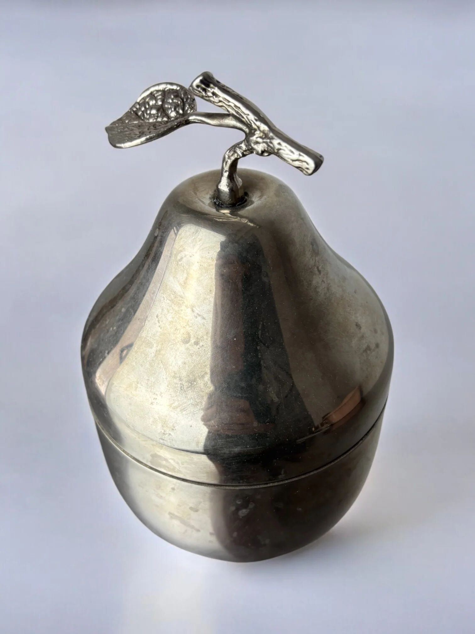 Chromed pear shape ice bucket, Italy, 1970s