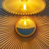 White opaline hanging lamp